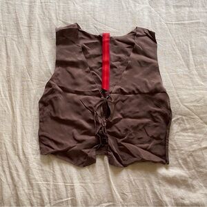 Left on Friday Journey Tie Top